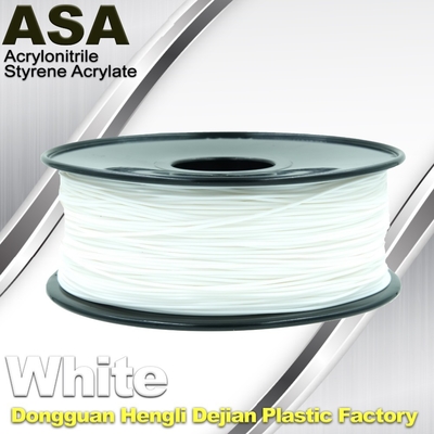 ASA 3Dプリンター フィラメントの紫外線は1.75/3.0mmの黒く白い色に抵抗します
